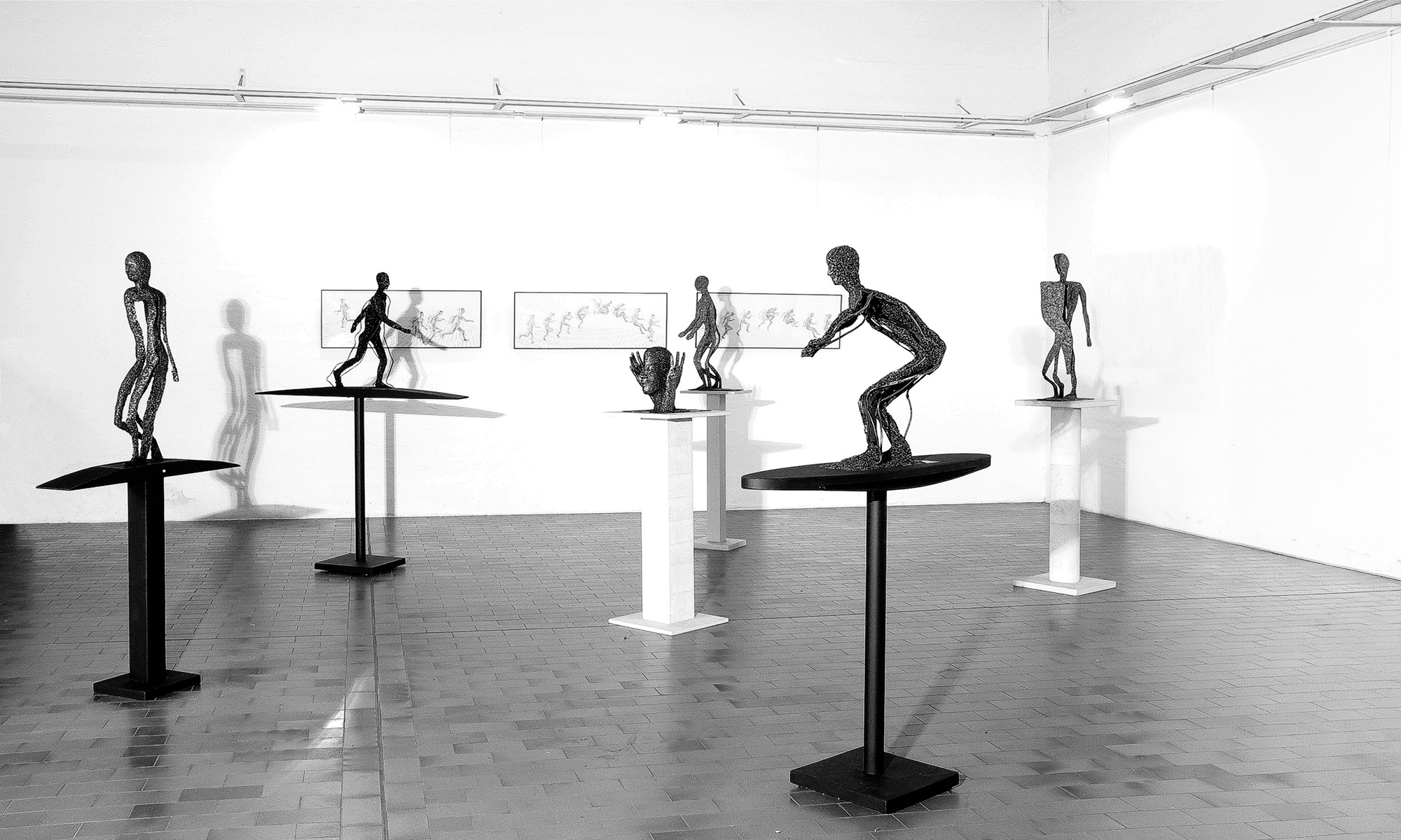 Erhard Mika, Hürth-Efferen, Bilder, Zeichnungen, Skulpturen, NEUE FIGURATION, Ausstellung Kunstverein Wesseling, 2025